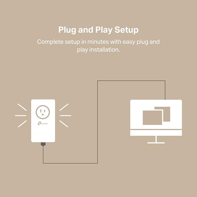 TP-Link AV1000 Powerline Ethernet Adapter Kit - Image 5