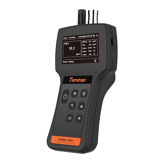 Temtop Handheld Particle Counter 0.3µm, 1.0µm Particulate Monitor PM2.5 by Temtop