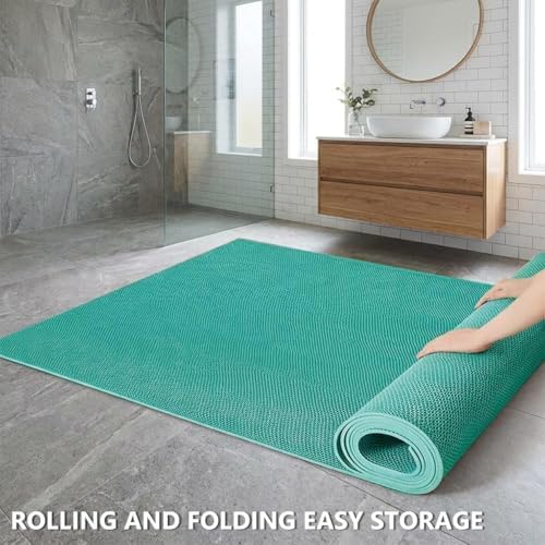 Thick PVC Drainage Floor Mat 1x32FT, Non Slip Flooring Mats Swimming Pool - Image 6