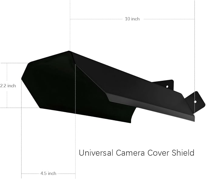 OOSSXX Universal Security Camera Sun Rain Cover Shield - Image 8