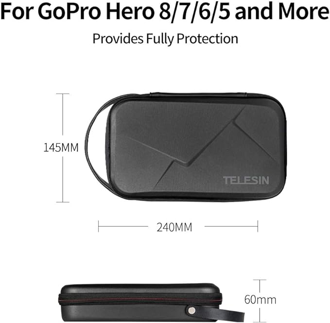 TELESIN Hard Carry Case Waterproof Carrying Bag - Image 6