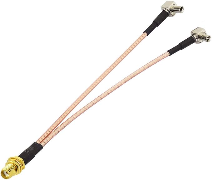 Bingfu 4G LTE Antenna Adapter Splitter SMA Female to Dual TS9 Connector Coaxial - Image 5