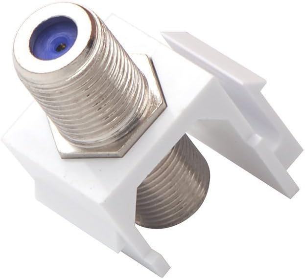 VCE Coax Keystone Jack Insert 3GHz Coaxial Cable Connector, F-Type RG6 Cable - Image 7