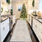 HY HAOYUNLAI Washable Hallway Runner Rug 2.6x10 Non Slip Kitchen Slim Rug - Image 2