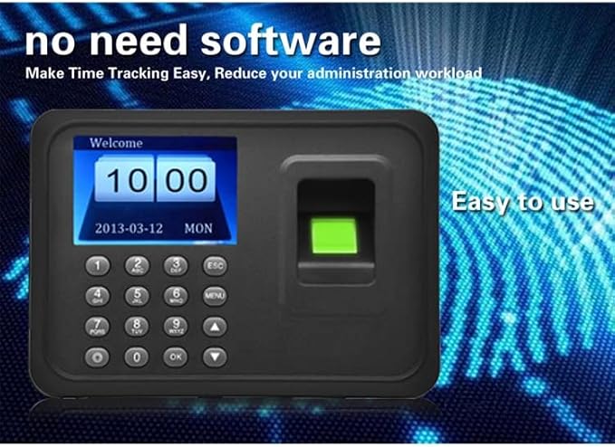 Time Attendance Machine Biometric Fingerprint Recognition Scanner Time Devices - Image 4