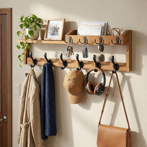 27.5" Wall Mount Coat Rack - Image 3