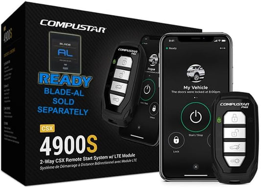 Compustar CSX4900-S 4-Button 2-Way by Compustar