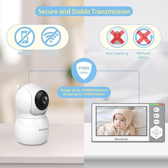Baby Monitor with 4 Cameras Standby - Image 5