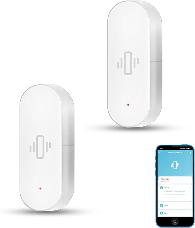 Smart Vibration Sensor: Wireless Glass Break Detector, WiFi Door Sensor by SENCKIT