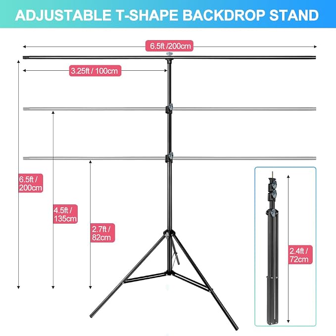 Green Screen Backdrop with Stand - Image 3