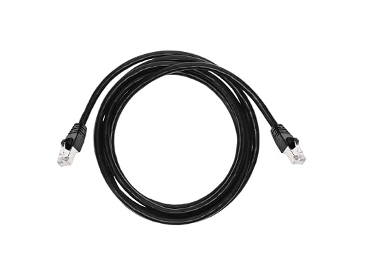 Monoprice Cat6A 7ft Black Patch Cable Double Shielded 26AWG 10G Pure Bare - Image 4