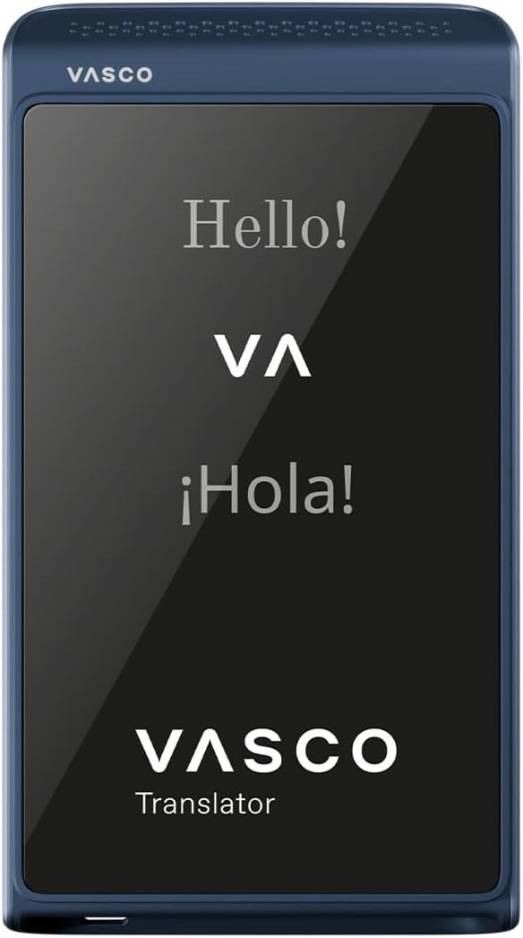 Vasco Translator Q1 | AI Voice Cloning Language Translator Device | 113 by VascoElectronics
