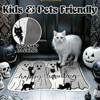 Halloween Bath Mat Spooky Ghost Rugs Washable Gothic Bathroom Floor Carpet - Image 6