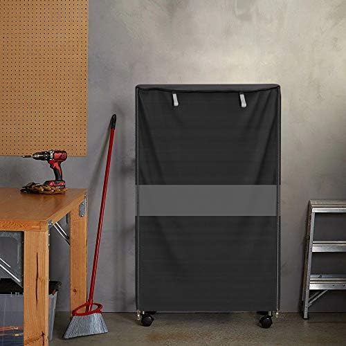 Wire Shelf Cover 36x18x72 Heavy Duty 600D Waterproof Dustproof Zipper - Image 2