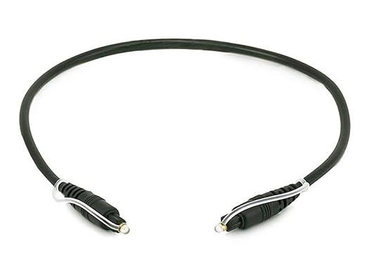 Monoprice 1.5ft Optical Toslink 5.0mm OD Audio Cable by Monoprice