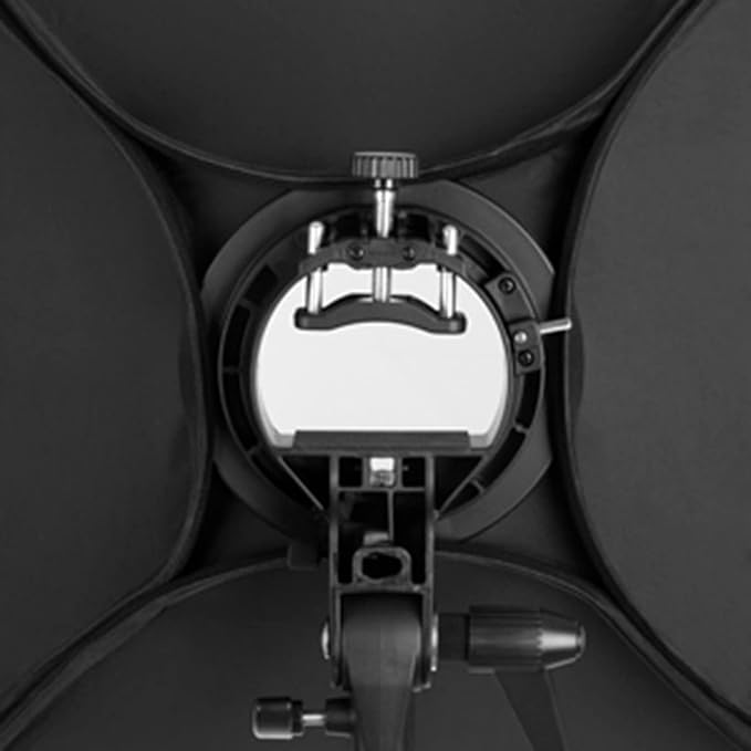Godox 32" x 32" Softbox with S-Type Bowens Mount Bracket Flash Holder Kit - Image 4