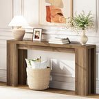 karlott 70.9" Long Console Table, Farmhouse Entryway Table, Fulton Pine by KARLOTT
