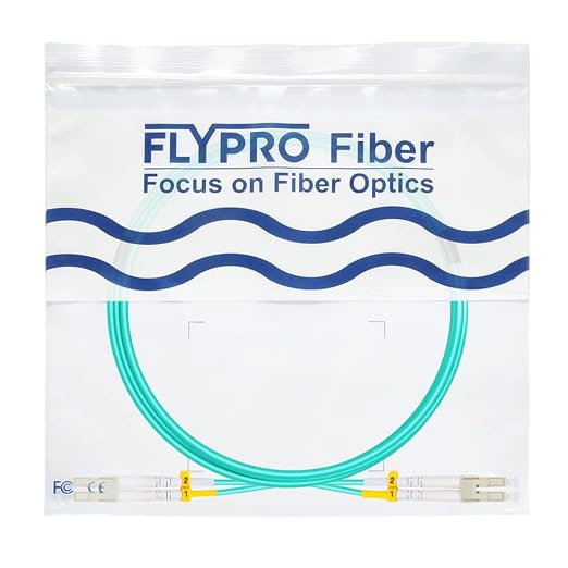 FLYPROFiber- LC to LC Fiber Patch Cable OM3 3M/10ft, Length Options: 0.2m-200m - Image 7