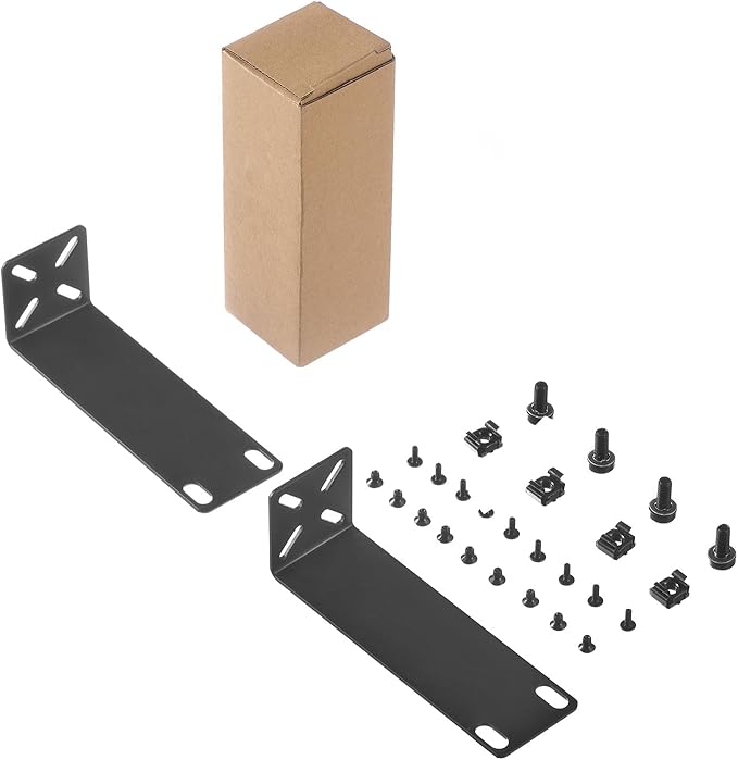 Rack Mount Kit for 8.7 inch Switches, Adjustable Rack Ears for Netgear - Image 7