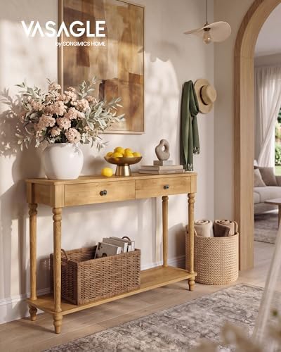 VASAGLE 39.3"Console Table, Narrow Entryway Sofa Table - Image 3