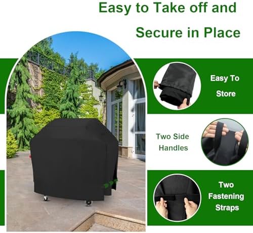 Outdoor Grill Cover Fits Cuisinart 4-Burner Gas Grill CGG-7400, Cover Geny - Image 4