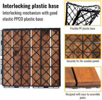 Acacia Wood Interlocking Deck Tiles - Image 6