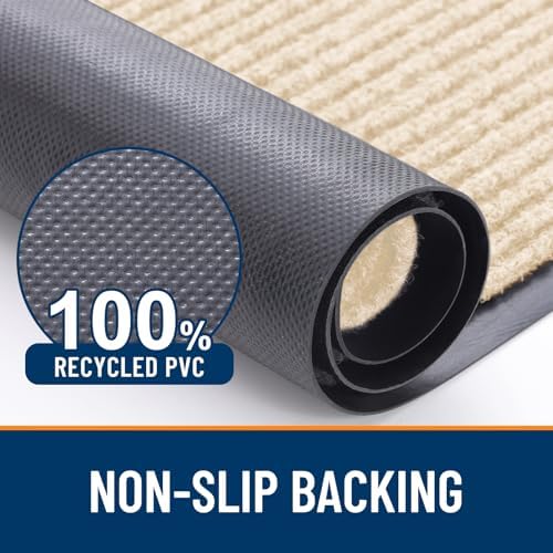 OLANLY 2-Pack Front Door Mats 47x32, Waterproof Heavy-Duty Doormats - Image 3