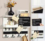 Key Holder Wall Mount with Shelf, Key Hooks - Image 6
