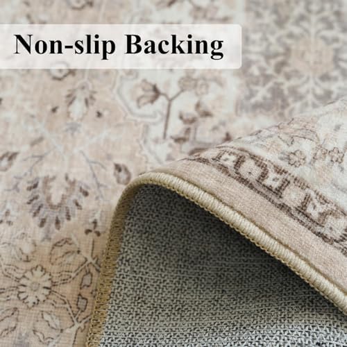 HY HAOYUNLAI Washable Hallway Runner Rug 2.6x10 Non Slip Kitchen Slim Rug - Image 5
