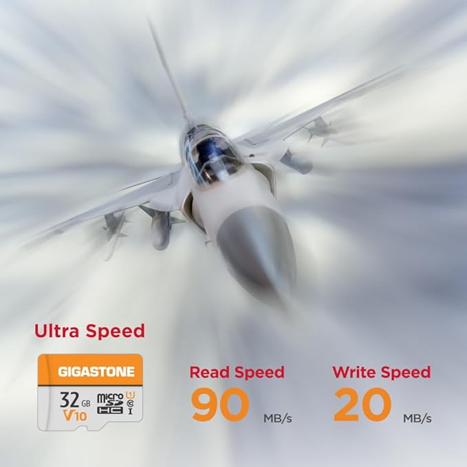 GIGASTONE 32GB Micro SD Card, V10 Video Recording, Surveillance, Security Camera - Image 2