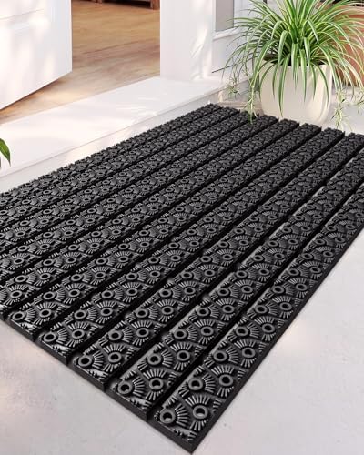 Color&Geometry Super Heavyweight TPE Welcome Mat Outdoor by COLORG