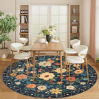 DUKINO 6ft Round Rug, Washable Circle Rug - Image 6