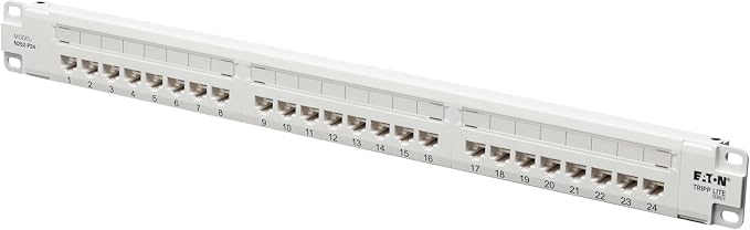 Tripp Lite Series 24-Port Patch Panel 1U Rack Mount, Cat6 RJ45 Ethernet - Image 12