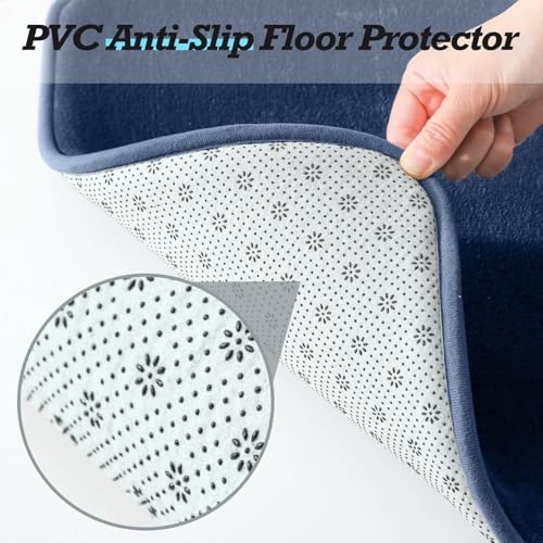 HUXMEYSON Bathroom Rugs Sets 3 Piece, Non-Slip & Quick Dry Bath Mat Set - Image 4