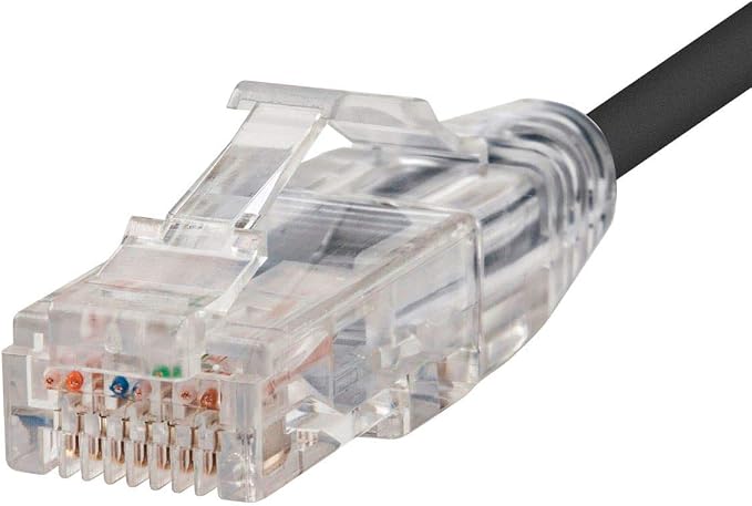 Monoprice Cat6 6in Black Component Level Patch Cable UTP 28AWG 550MHz Pure Bare - Image 3
