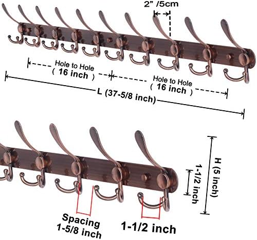 Dseap Coat Rack Wall Mount - Image 2