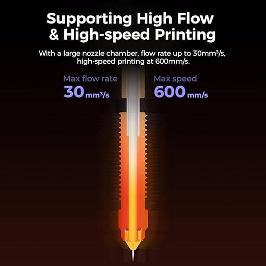 Creality Official K1C/ K1 SE Nozzle, 0.4mm 1PCS Quick-Swap 3D Printer Nozzle Kit - Image 4
