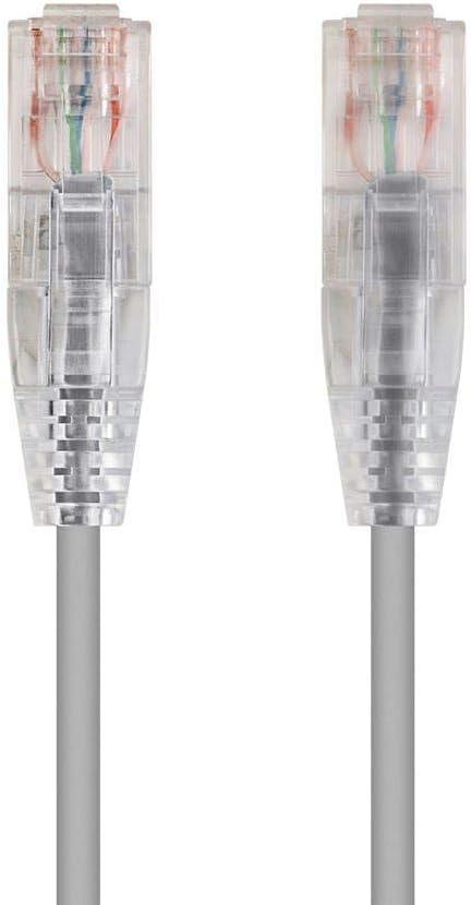 Monoprice Cat6 2ft Gray Component Level Patch Cable UTP 28AWG 550MHz Pure Bare by Monoprice