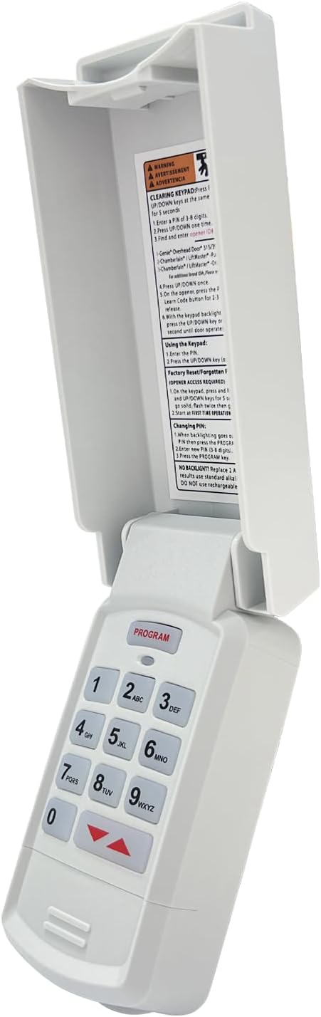 Universal Garage Door Opener Keypad Compatible by XDTKML
