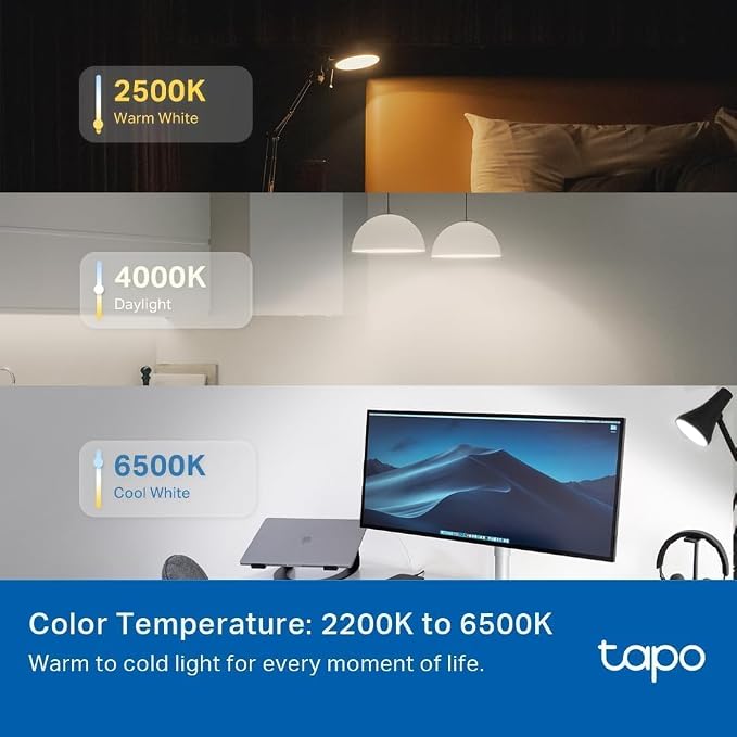 Tapo TP-Link Smart Light Bulbs, 1100 Lumens High Brightness, Matter-Certified - Image 7