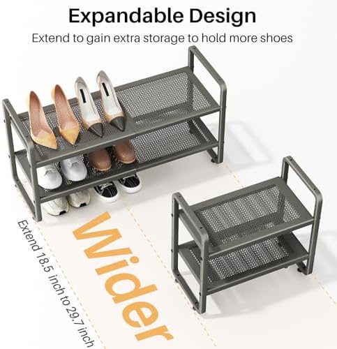SNTD Expandable Metal Shoe Rack - Image 4