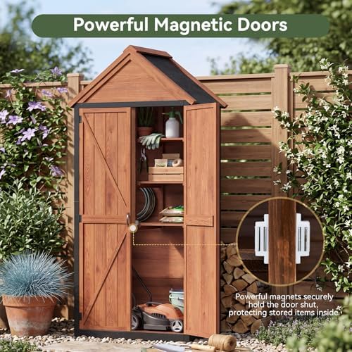 Aoxun Solid Wood Outdoor Cabinet 2.3'x1.3' - Image 4