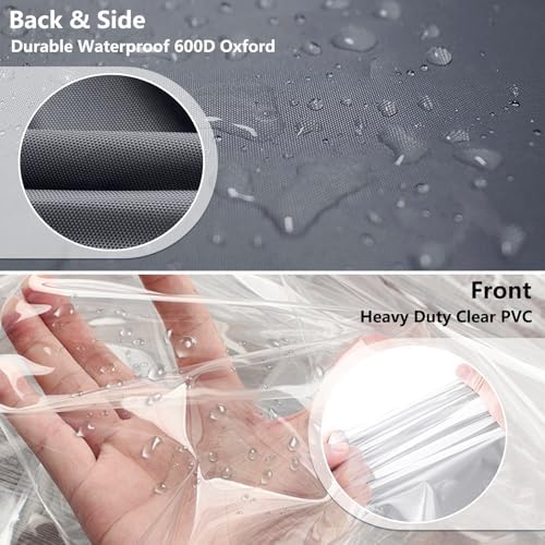 Waterproof Shelf Cover, 600D Heavy Duty Dustproof Storage Wire Rack Covers - Image 4