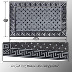 SAND MINE Reversible Mats, Plastic Straw Rug, Modern Area Rug, Large Floor Mat - Image 2