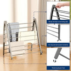 Whitmor Spacemaker Folding Drying Rack, Indoor Clothes Organizer - Image 5