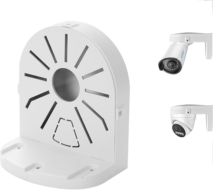 Indoor Outdoor Camera Bracket ABS Plastic Wall Mount L-Shaped Bracket by NVRTTRR