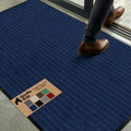 GORILLA GRIP Traffic Guard Indoor Outdoor Heavy Duty Door Mat, 72x48 Blue by GorillaGrip
