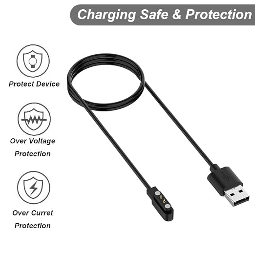 Magnetic 2 Pin Smart Watch Charger Cable Adapter, Compatible - Image 8