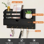 Key Holder Wall Mount, Mail Organizer - Image 2