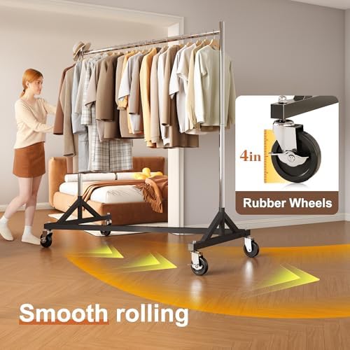 HOKEEPER Clothes Rack Z Rack Clothing Rack - Image 3